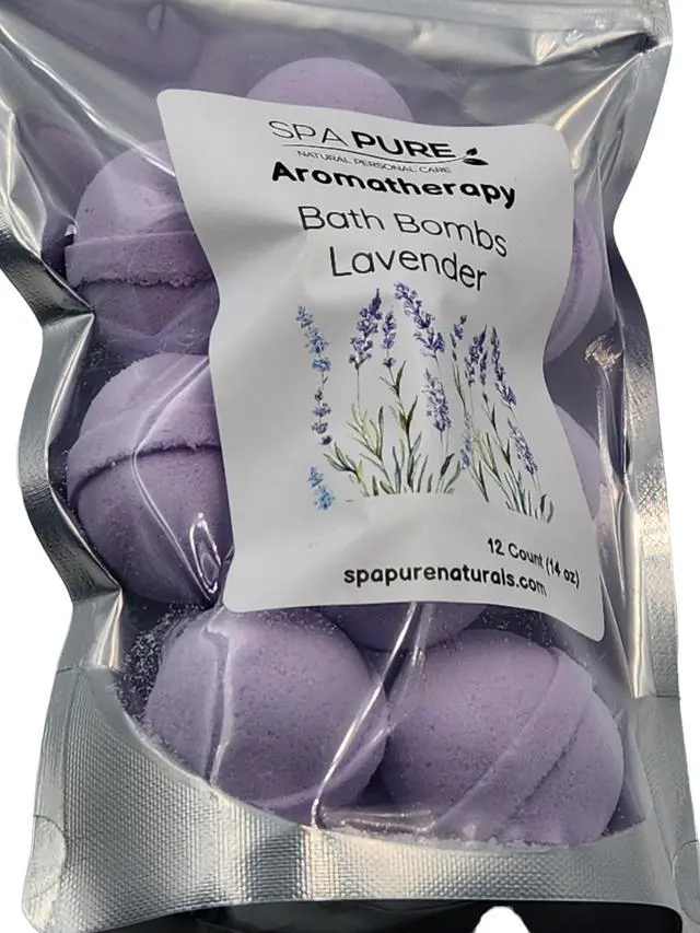 Main image of Comforting Coconut Milk Bath Bombs, USA Made with Shea Butter, for a Luxurious At Home Spa Bath (10 Count) Pack of 1 (La Vie Est Belle)