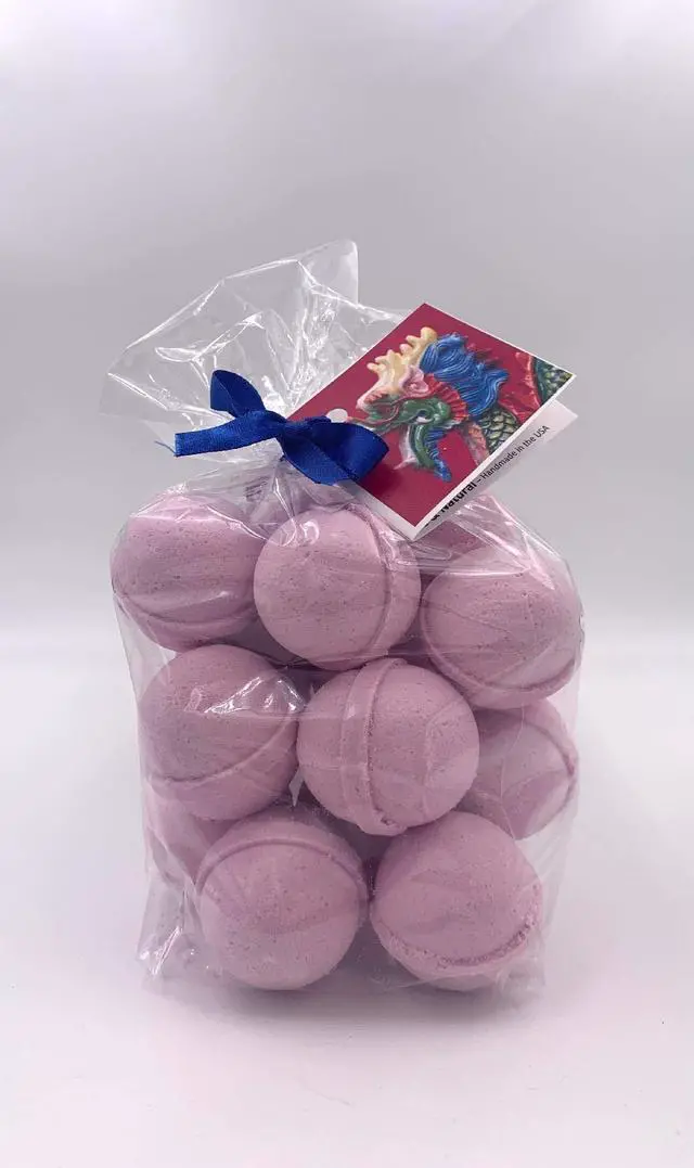 Main image of Spa Pure Dragon Blood Fizzies: USA Made Bath Bombs with Shea Butter, Ultra Moisturizing, Great for Dry Skin (14 Count) Pack of 1