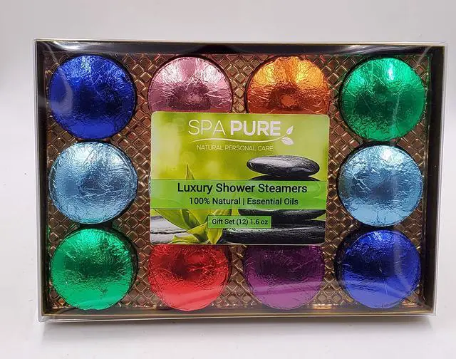 Alt view image 3 of 4 - Spa Pure Shower Steamers: Rejuvenating Shower Bombs / Steamers and Aromatherapy Tablets, Bomb, Bath Melt For Women, Men, All Natural (12 Count)