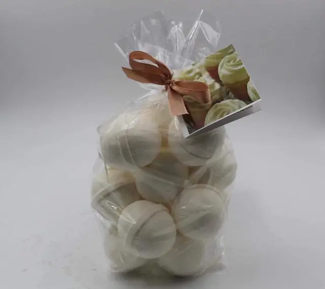 Alt view image 2 of 2 - SPAPURE LEMON CREME Bath Bombs - 14 Fizzies with Shea, Mango and Cocoa Butter, Ultra Moisturizing ...Great for Dry Skin (Lemon Creme FBA)
