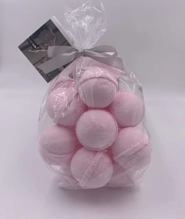Alt view image 5 of 6 - Spa Pure Pink Sugar Bath Bomb - Bath fizzies Made in USA with Shea Butter, Ultra Moisturizing..Great for Dry Skin (14 Count) Pack of 1