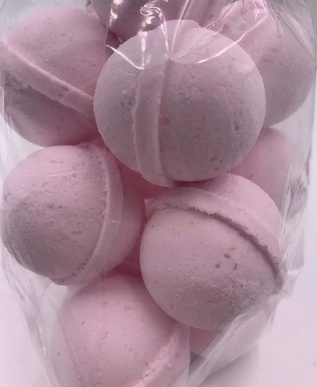 Alt view image 6 of 6 - Spa Pure Pink Sugar Bath Bomb - Bath fizzies Made in USA with Shea Butter, Ultra Moisturizing..Great for Dry Skin (14 Count) Pack of 1