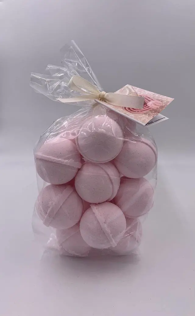 Alt view image 4 of 6 - Spa Pure Pink Sugar Bath Bomb - Bath fizzies Made in USA with Shea Butter, Ultra Moisturizing..Great for Dry Skin (14 Count) Pack of 1