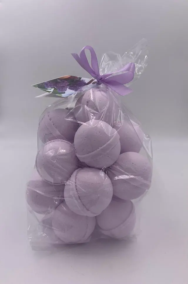 Alt view image 4 of 4 - Spa Pure Lavender Vanilla Bath Bombs - Made in USA with Shea Butter - Ultra Moisturizing and Best for All Skin Types  (14 Count) Pack of 1