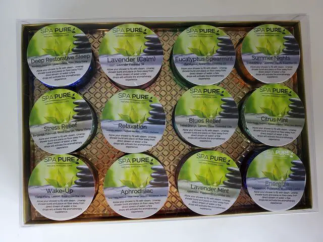 Alt view image 4 of 4 - Spa Pure Shower Bombs:  Rejuvenating Steamers and Aromatherapy Tablets, Bomb, and Vaporizing Steamer Soothers Bath Melt For Women, Men, All Natural Organic Large Cosmetic Fizzies That Wow (12 Count)