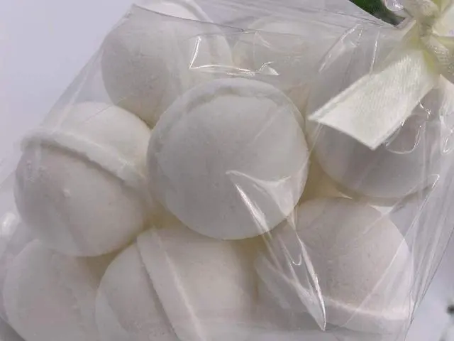 Alt view image 3 of 5 - Spa Pure Coconut Vanilla Bath Bombs:  Made in USA with Shea Butter, Ultra Moisturizing, Great for Dry Skin, All Skin Types (14 Count) Pack of 1