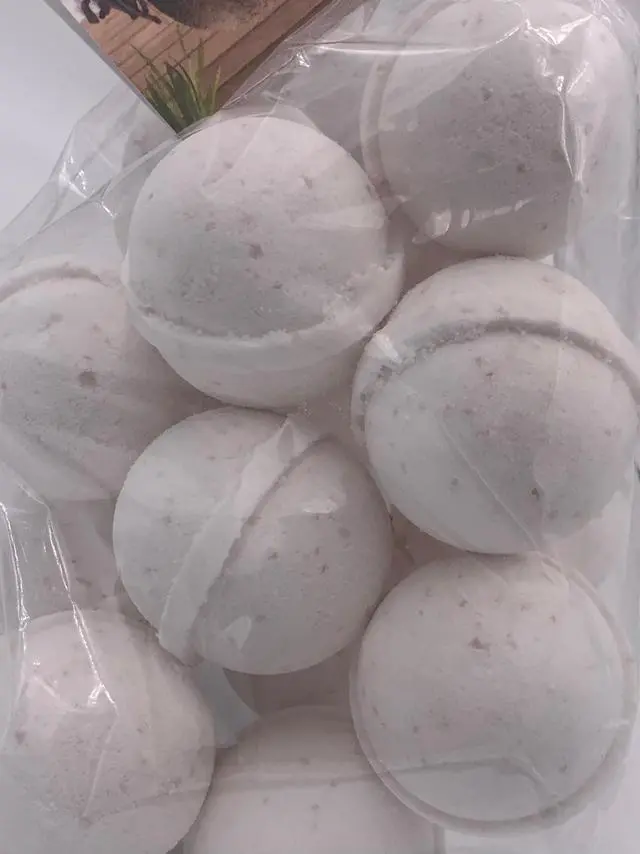 Alt view image 2 of 5 - Spa Pure Coconut Vanilla Bath Bombs:  Made in USA with Shea Butter, Ultra Moisturizing, Great for Dry Skin, All Skin Types (14 Count) Pack of 1