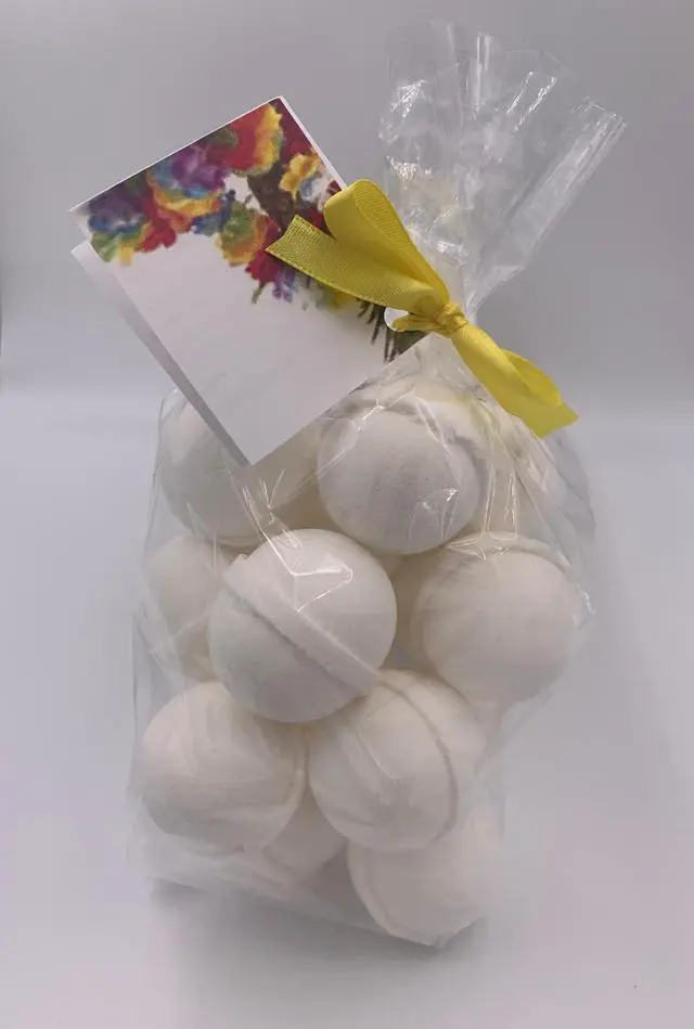 Alt view image 2 of 4 - Spa Pure Caribbean Coconut Bath Bombs: USA Made with Shea Butter, Ultra Moisturizing, Great for Dry Skin, All Skin Types (14 Count) Pack of 1