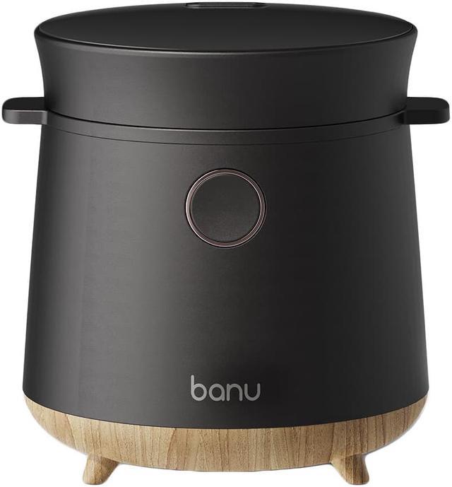 Banu Mini Reduce Sugar Digital Programmable Multi-Functional Low Carb Rice  Cooker Black