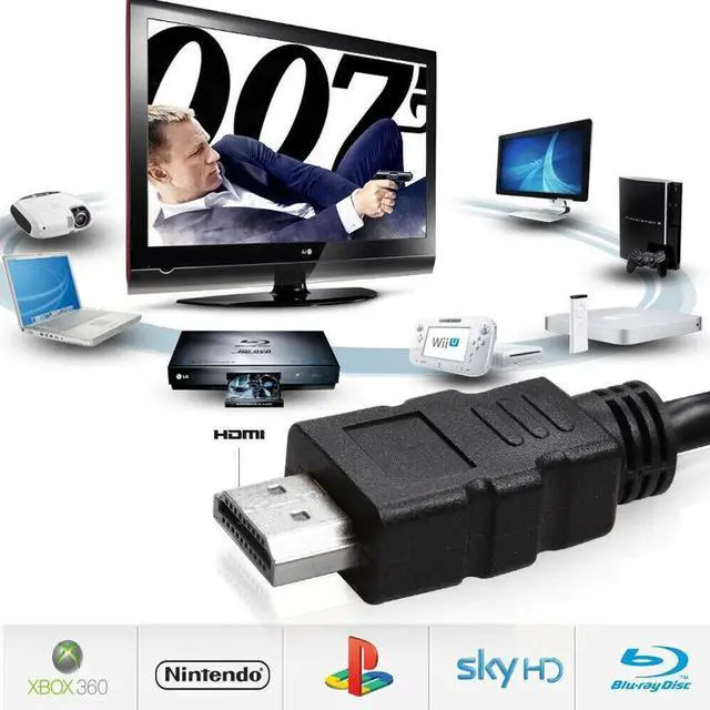 Alt view image 5 of 7 - 4K 2.0 HDMI Cable 6ft | High Speed,4K @ 60Hz, Ultra HD, 2K, 1080P & ARC Compatible | for Laptop, Monitor, PS5, PS4, Xbox One, Fire TV, Apple TV
