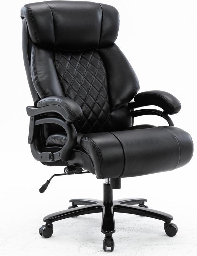 Hristos Home Office Chair, 400LBS Big and Tall Heavy Duty Design, Ergonomic  High Back Cushion Lumbar Back Support