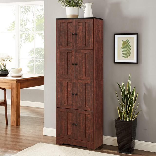 Storage Cabinet With Doors and Shelves 