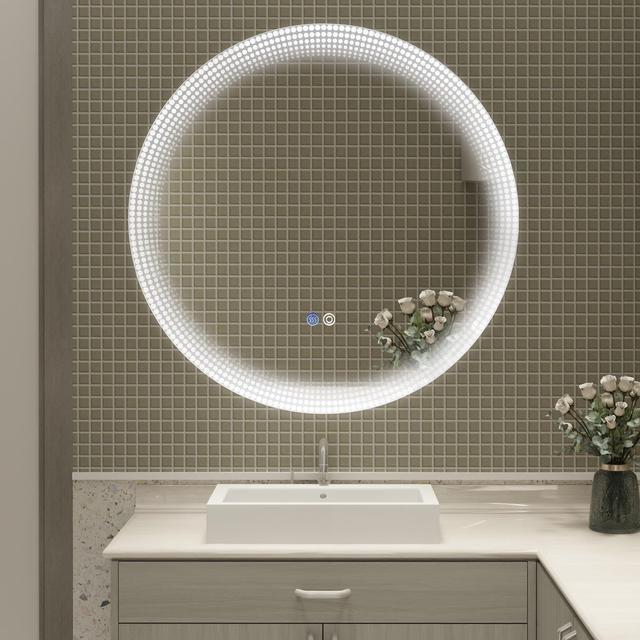 Round Lighted Mirror 30