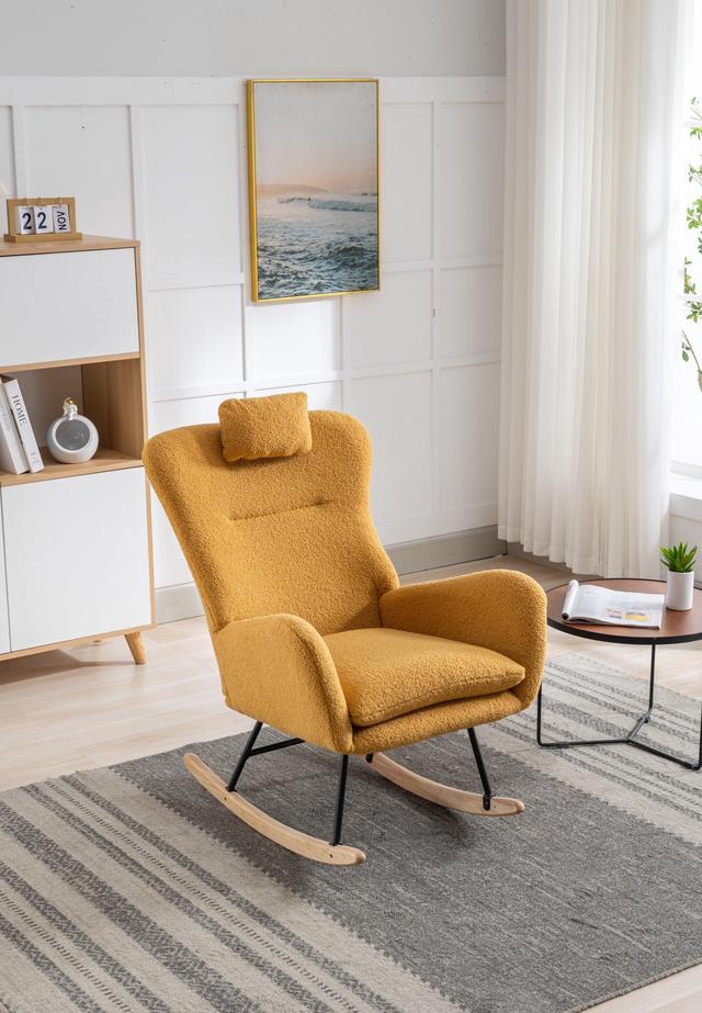 Fabric discount glider chair