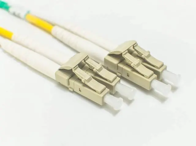 Alt view image 2 of 5 - 8M/25FT BRAND NEW FIBER OPTIC CABLE LC/UPC-LC/UPC OM4 OFNP-PLENUM RATED JACKET MULTIMODE 50/125 40/100GB DUPLEX BEND-INSENSITIVE, SERIALIZED LABEL.