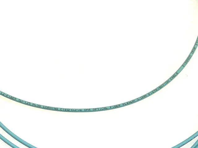 Alt view image 4 of 4 - MTP (US CONEC) 12 FIBER OM4 OFNP w/CORNING DISTRIBUTION AQUA TYPE B, 3 METER