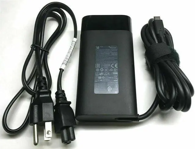 Alt view image 5 of 5 - Genuine HP Spectre x360 Charger AC Power Adapter 904144-850 904082-003 USB-C 90W