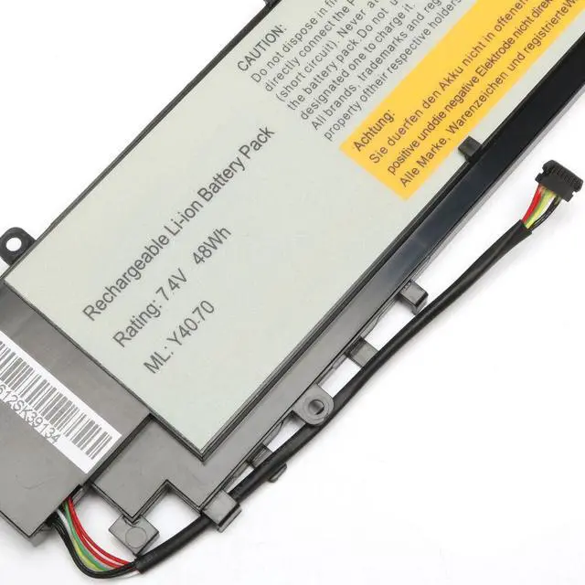 Alt view image 3 of 7 - New L13M4P01 L13L4P01 L13C4P01 48WH Battery for Lenovo Erazer Y40-70 Y40-80