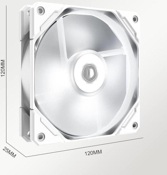 Alt view image 6 of 7 - ID-COOLING FROSTFLOW X 240 Snow CPU Water Cooler LGA1700 Compatible AIO Cooler 240mm CPU Liquid Cooler White LED 2x120mm PWM Fans, Intel 1700/1200/115X, AMD AM4/AM5