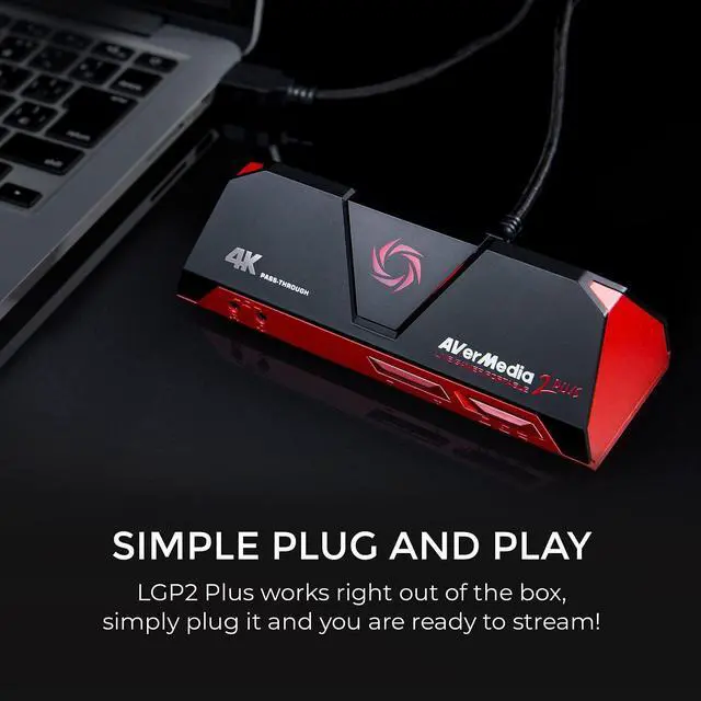 Alt view image 5 of 7 - AVerMedia GC513 Live Gamer Portable 2 Plus, 4K Pass-Through Capture Card for Game Streaming, Recording and Content Creating in Full HD 1080p60