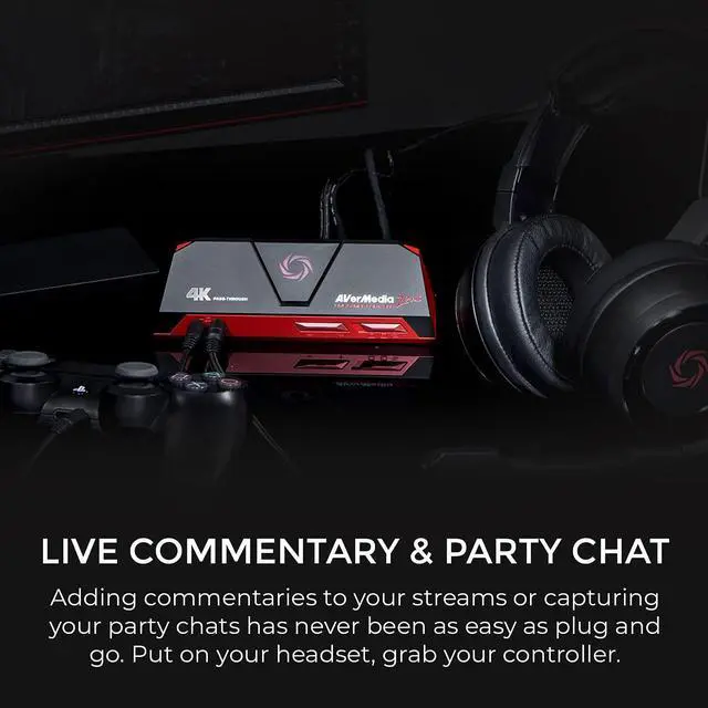 Alt view image 6 of 7 - AVerMedia GC513 Live Gamer Portable 2 Plus, 4K Pass-Through Capture Card for Game Streaming, Recording and Content Creating in Full HD 1080p60