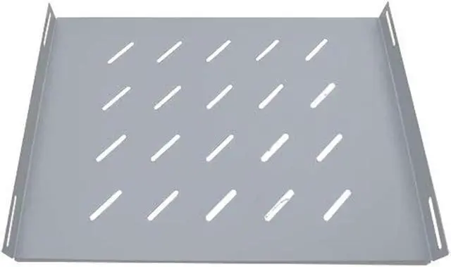 Alt view image 6 of 7 - Network Data Cabinet - Rack Mount - Wall Mount IT Rack - Locking - Server Rack - 24-Inch deep Data Rack - Gray Server Cabinet with POWERBAR/Fan/Shelf/LEVELERS/for Servers - A/V (12U 24"X24"X24")