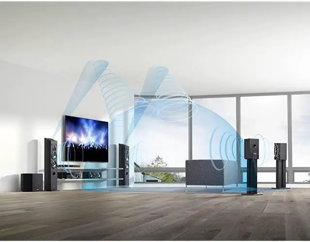 Alt view image 7 of 7 - SSCSE Dolby Atmos Enabled Speakers Black Dolby Atmos Enabled Speakers Pair