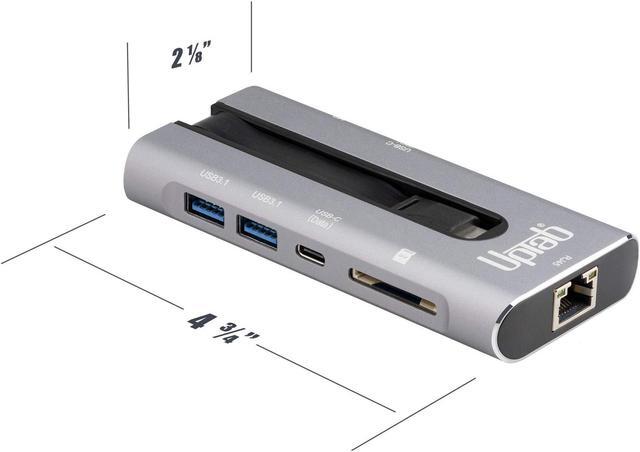 Alt view image 3 of 7 - USB C 3.2 Gen 2 10Gbps 4K 60hz HDR Power Delivery 100W Hub - Compatible with Thunderbolt 3 new MacBook Pro 16in/Air iPad Pro iMac Mac Mini