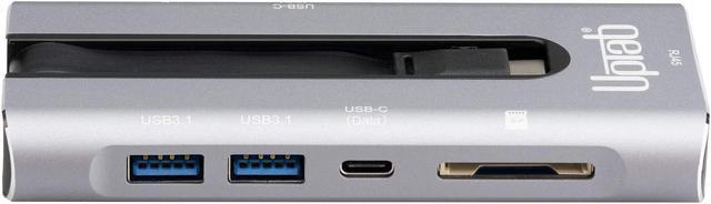 Alt view image 7 of 7 - USB C 3.2 Gen 2 10Gbps 4K 60hz HDR Power Delivery 100W Hub - Compatible with Thunderbolt 3 new MacBook Pro 16in/Air iPad Pro iMac Mac Mini