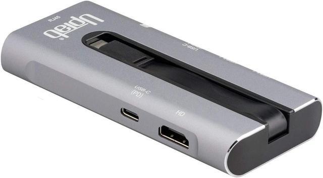 Alt view image 6 of 7 - USB C 3.2 Gen 2 10Gbps 4K 60hz HDR Power Delivery 100W Hub - Compatible with Thunderbolt 3 new MacBook Pro 16in/Air iPad Pro iMac Mac Mini