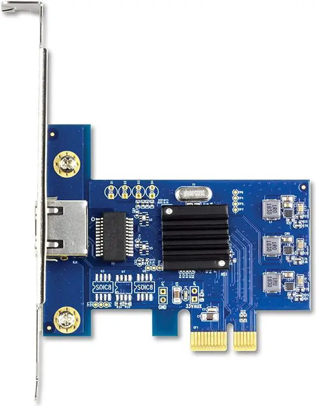 Alt view image 5 of 7 - TRENDnet 2.5GBase-T PCIe Network Adapter, TEG-25GECTX, Converts a PCle Slot into a 2.5G Ethernet Port, 802.1Q VLAN Tagging, Standard & Low-Profile Brackets Included, Windows Support, 9KB Jumbo Frames
