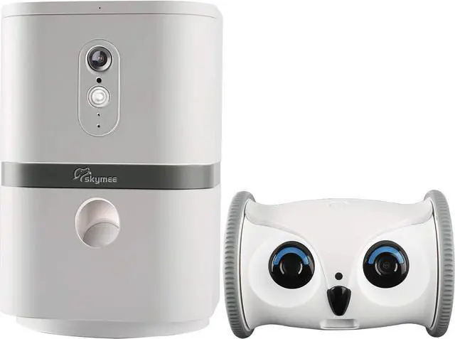 Main image of Pet Camera: Owl Robot & Petalk AI II 1080 FHD Pet Camera Treat Dispenser Interactive Toy for Dogs Cats Remote App Control