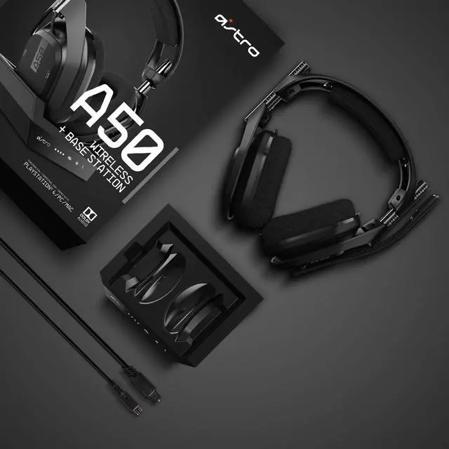 Alt view image 5 of 7 - ASTRO Gaming A50 Wireless Headset + Base Station Gen 4 - Compatible With PS5, PS4, PC, Mac - Black/Silver