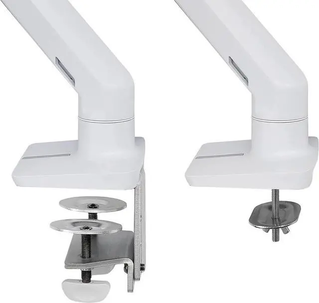 Alt view image 6 of 7 - HX Single Ultrawide Monitor Arm with HD Pivot, VESA Desk Mount for 1000R Curved Monitors Up to 49 Inches, 28 to 42 lbs White