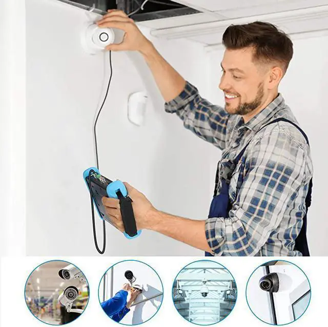 Alt view image 7 of 7 - Upgraded 7 inch IPS Touch Screen H.265 4K IPC-9800 Plus IP Camera Tester CCTV CVBS Analog Tester Built in WiFi with POE/WIFI/8G TF Card/HDMI Output/RJ45 TDR/Dual Window Test/Firmware