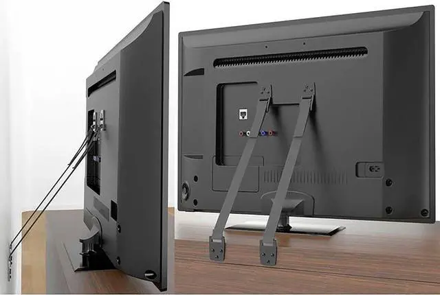 Alt view image 3 of 6 - Anti-Tip Safety Straps Fit Most Flat Screen TV and Furniture Heavy Duty