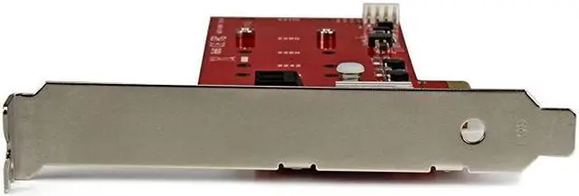 Alt view image 2 of 6 - com 2x M.2 NGFF SSD RAID Controller Card plus 2x SATA III Ports - PCIe - Two Slot PCI Express M.2 RAID Card plus Two SATA Ports (PEXM2SAT3422)