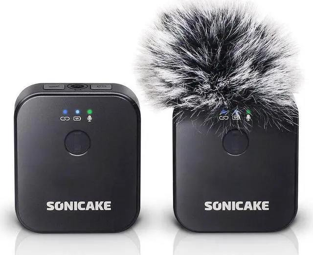 Main image of SONICAKE Wireless Lavalier Microphone System for iPhone & Android Phone/DSLR Cam