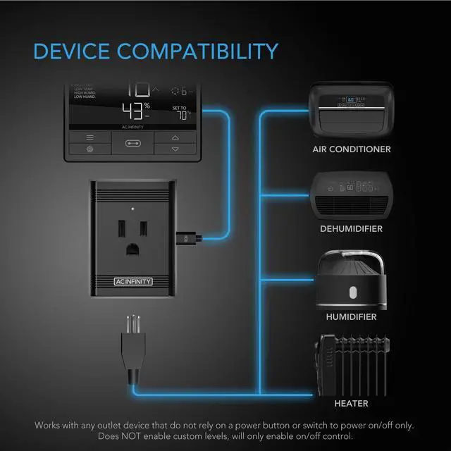Alt view image 3 of 7 - UIS Control Plug, Socket Adapter to Connect Smart Controllers to Outlet Devices