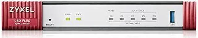 Alt view image 2 of 5 - Zyxel USG Flex 100 (USG40 v2) ZyWALL Network Security/UTM Firewall Appliance | Non SFP [USGFLEX100]