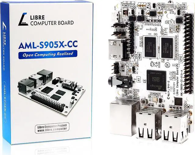 Main image of Libre Computer Board AML-S905X-CC (Le Potato) 2GB 64-bit Mini Computer for 4K Media