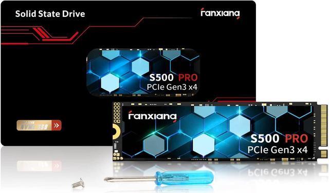 Alt view image 7 of 7 - fanxiang S500 Pro 2TB NVMe SSD M.2 PCIe Gen3x4 2280 Internal Solid State Drive, Graphene Cooling Sticker, SLC Cache 3D NAND TLC, Up to 3500MB/s, Compatible with Laptop and PC Desktops(Black)