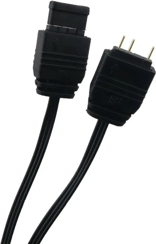 Alt view image 3 of 4 - ARGB Splitter Cable ZCZQC 33.5cm/13.19inch 5V 1 Female to 2 Male 3 Pin ARGB Extension Cable for Computer Chassis, CPU Cooler and 5v ARGB Fan