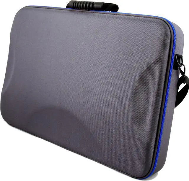 Alt view image 2 of 7 - DJ Controller Travel Case Compatible with Hercules Inpulse 500 - Hard Shell DJ Mixer Carrying Case with Shoulder Strap & Impact-Absorbing Foam For Audio Controllers and Audio Equipment