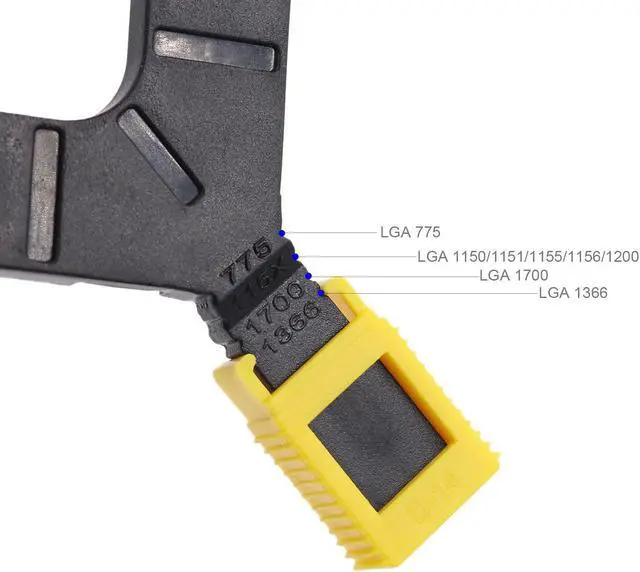 Alt view image 4 of 6 - Motherboard Backplate, CPU Heatsink Mounting Base, Radiator Holder Backplate for Intel LGA 775 1150 1155 1156 1200 1366 1700