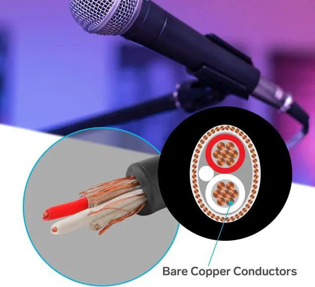 Alt view image 6 of 7 - 1000ft 22AWG 2-Conductor Microphone CableSteren ProAudio: Professional-Grade - Superior Sound Quality for Studio, Stage, and Live Performances