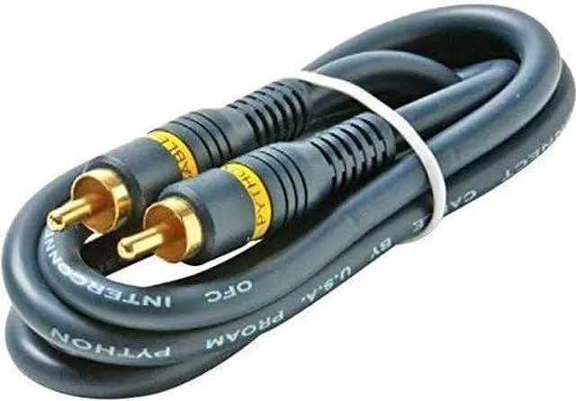 Main image of 254-125BL 25-Feet RCA-RCA Plug Python Gold Cable