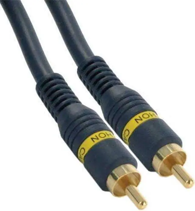 Alt view image 2 of 4 - 254-125BL 25-Feet RCA-RCA Plug Python Gold Cable