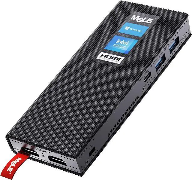 Main image of MeLE PCG02 Pro Fanless Mini PC Stick N5105 8GB/256GB Windows 11 Pro WiFi6 USB PD3.0 Micro Computer Stick Dual HDMI 4K Gigabit Ethernet BT5.2 Small PC on Business Office Industrial IOT Media Home
