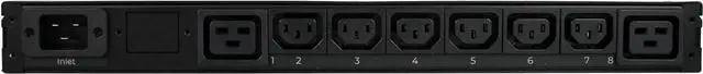 Alt view image 3 of 6 - MP-1001E Metered PDU - 1U Rack Mount 20A, High Power 8 Outlet (6X C13 and 2X C19) with Accurate Current RMS - Non-Switched